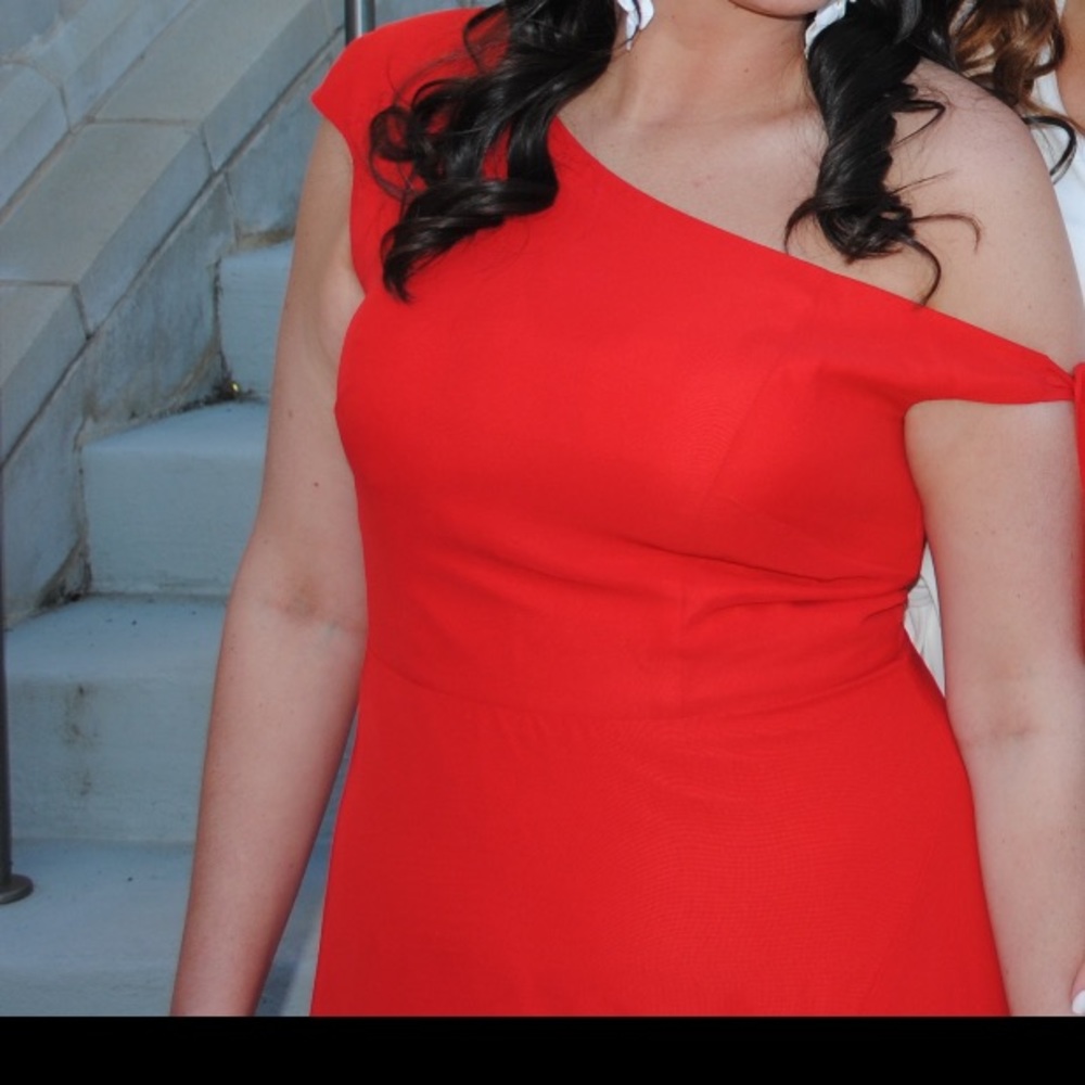 Red formal dress size 12